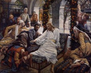 Anointing Tissot James Tissot, "Mary's expensive jar of ointment," 1886-96