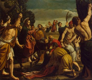 Triumphal Entry, Orrente Pedro Orrente, "The Entry into Jerusalem," c. 1620