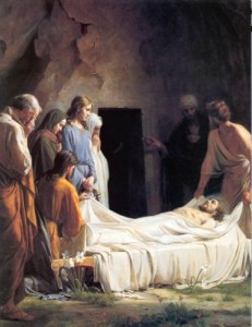 Burial Bloch Carl Bloch, "Burial of Christ," 1865-79.