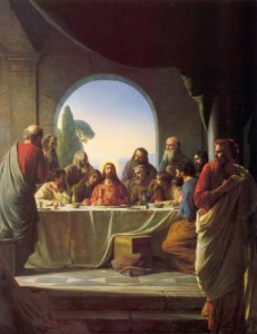 Last Supper Bloch Carl Bloch, "The Last Supper," 1865-79.