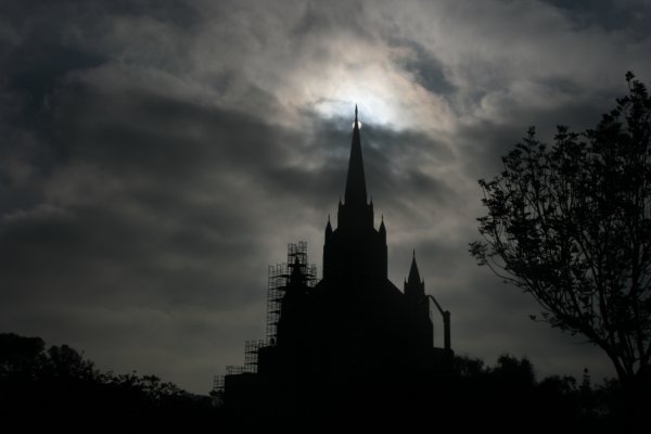 A Mormon Image: San Diego Temple at Sunrise