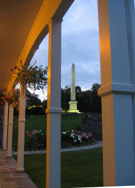 A Mormon Image: Joseph’s Birthplace Memorial At Dusk