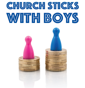 Church Sticks with Boys