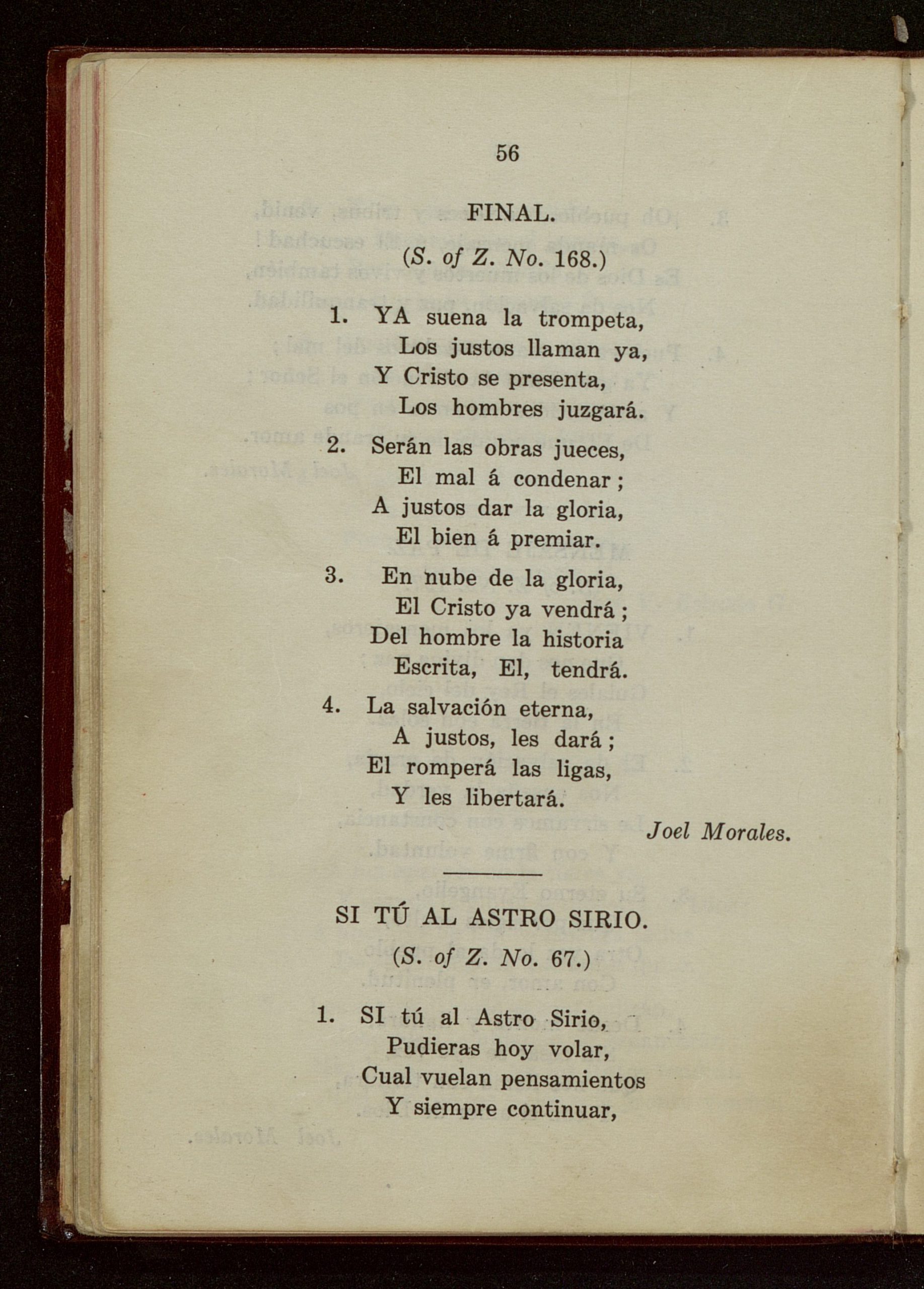 “Final”, Mexican Mission Hymns, Part 9