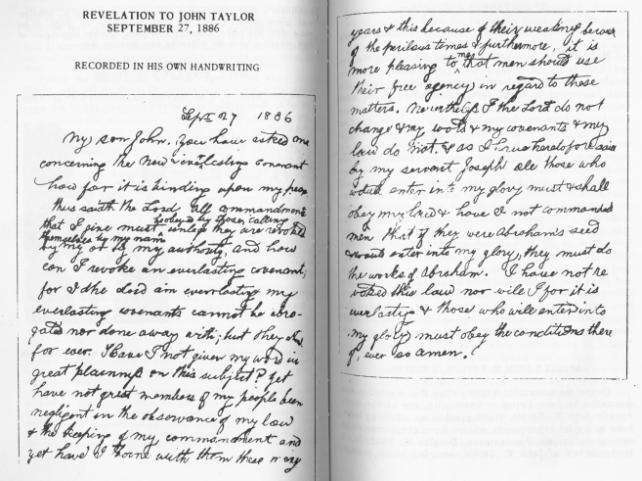 Monogamy is the Rule, Part 3: The 1886 Revelation