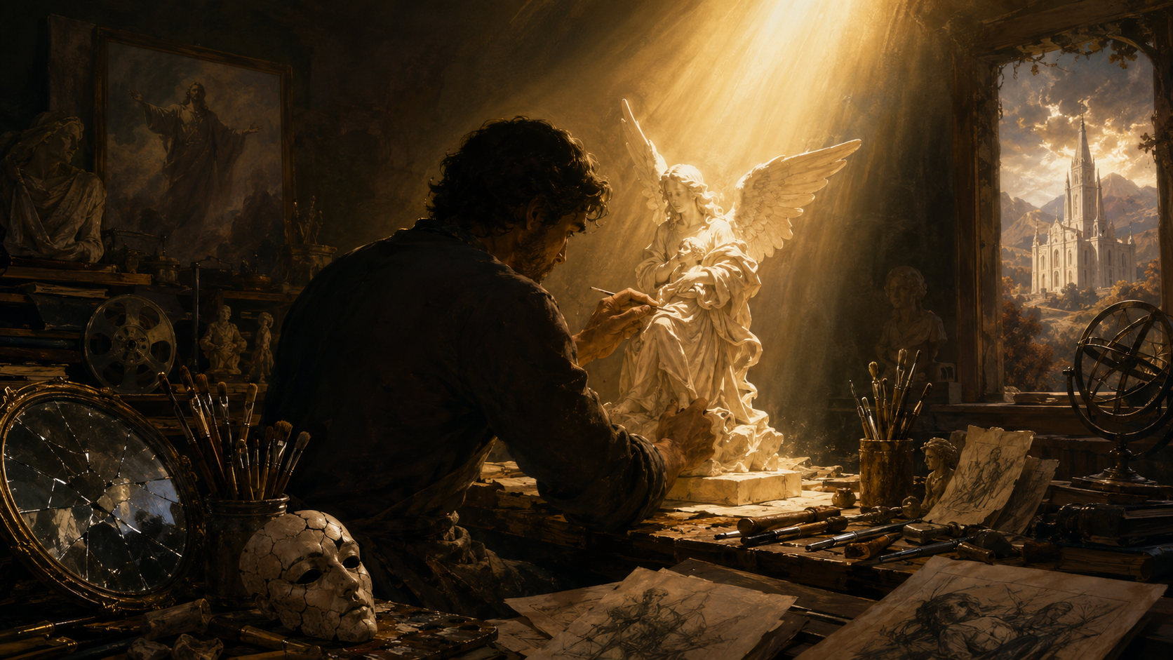 Spiritually Inspirational Art by Not-So-Inspirational Artists